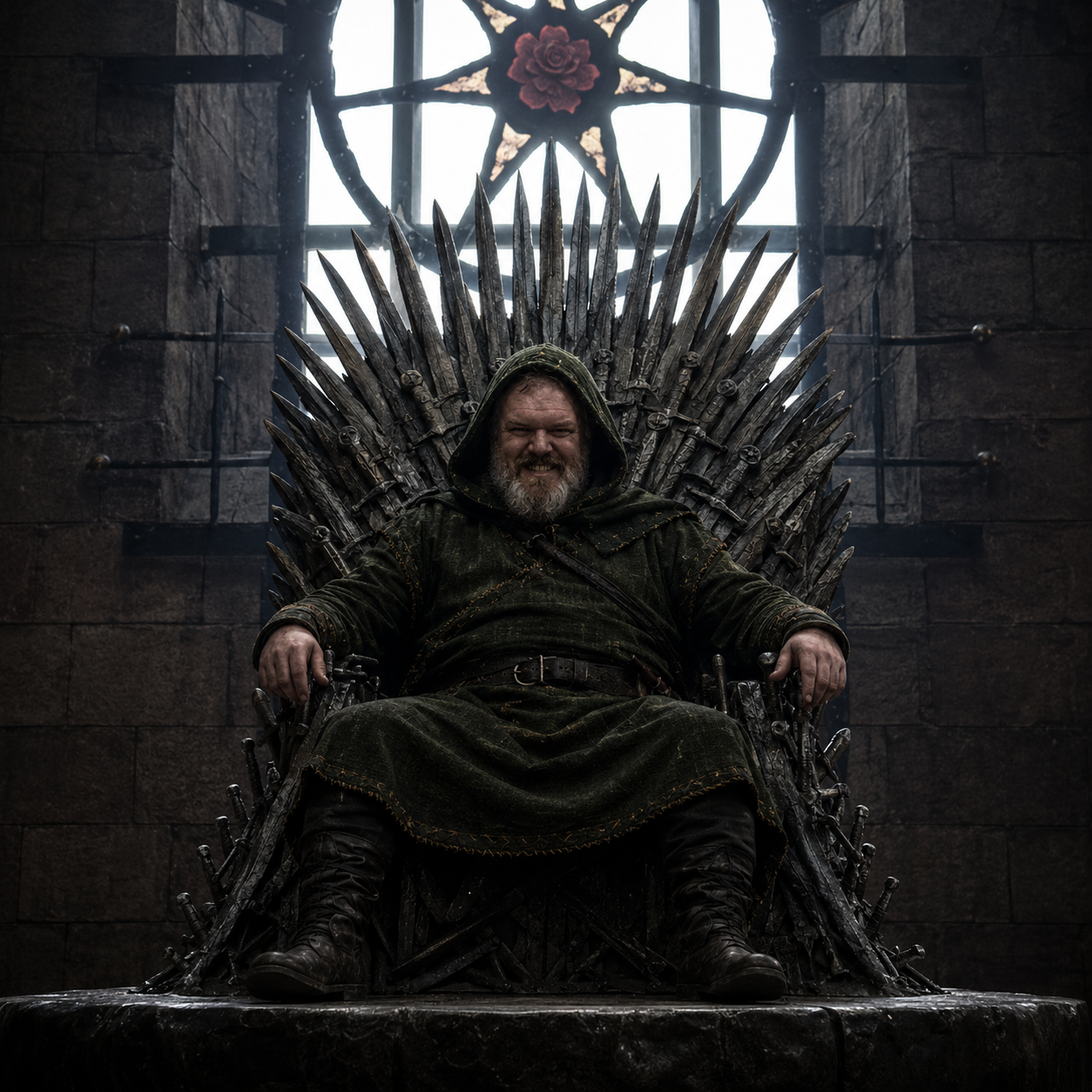 Hoodor on the throne